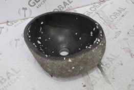 Boxed Tikamoon Hand Crafted Counter Top Basin RRP £100 (19371) (Pictures Are For Illustration