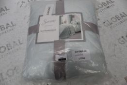Bagged Serene Rope Trimmed 240x220cm Bedspread RRP £60 (17794) (Pictures Are For Illustration