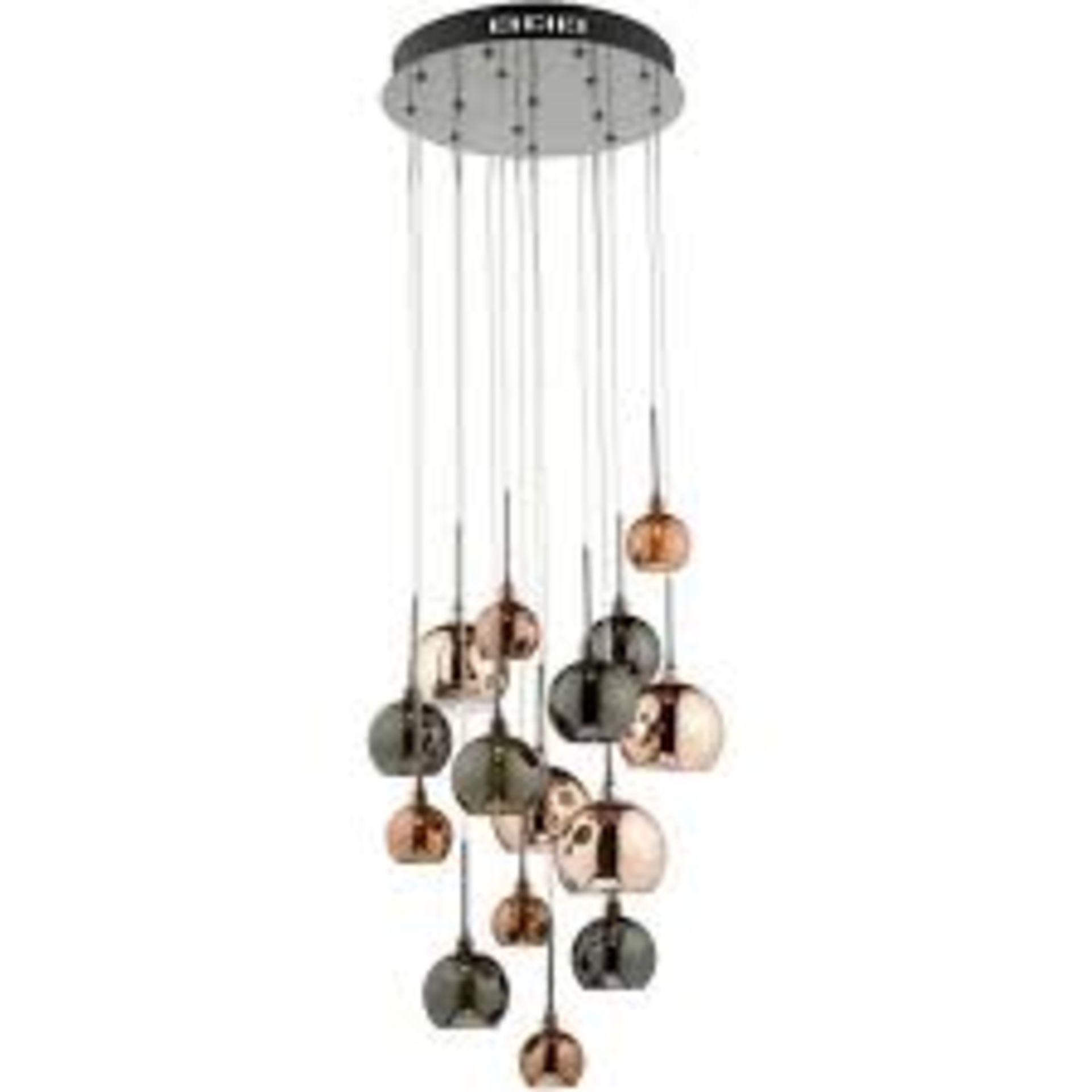 Boxed Dar Lighting Aralia 15 Light Pendant Light RRP £60 (Appraisals Are Available Upon Request) (