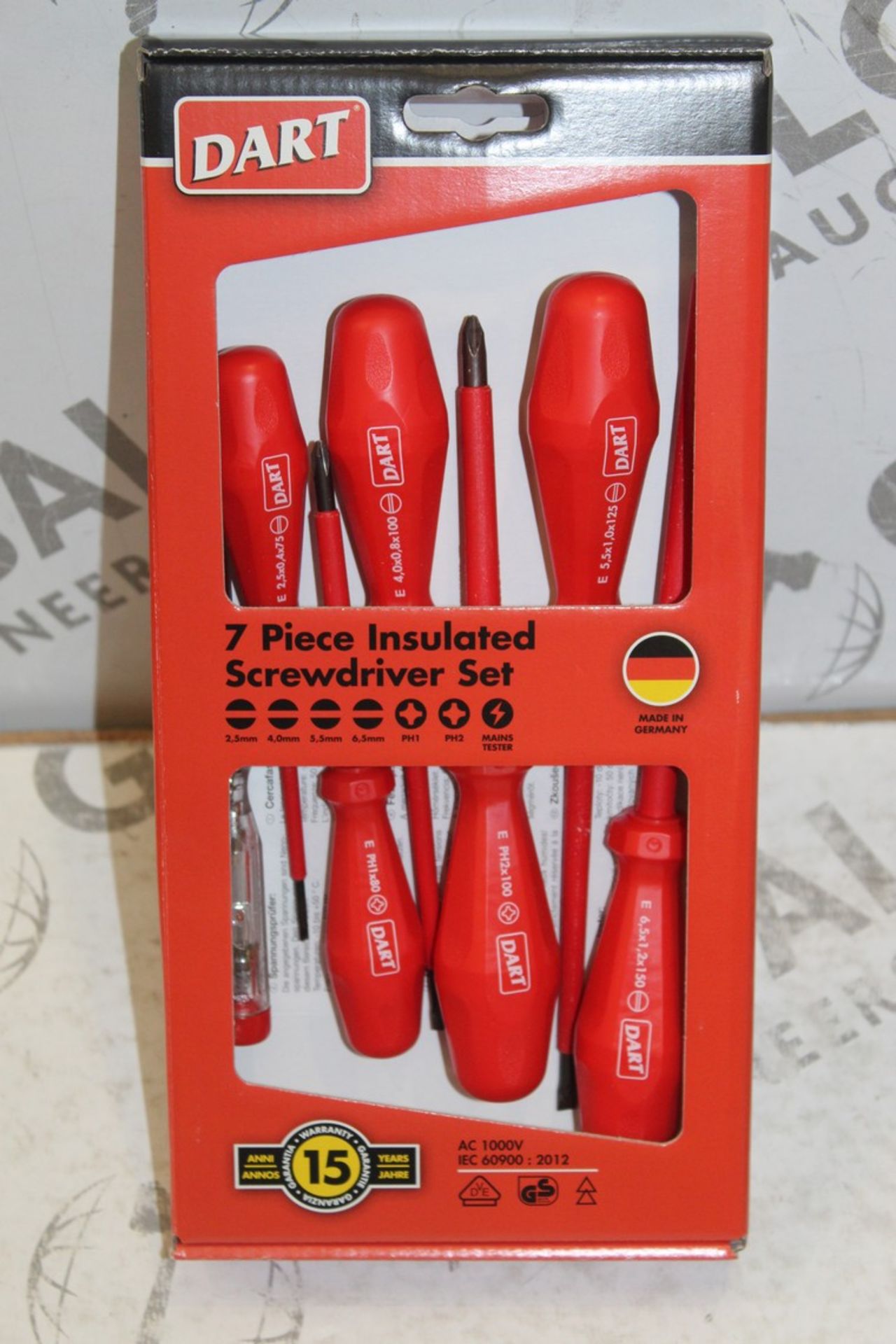 Boxed Brand New 7 Piece Insulated Screwdriver Sets RRP £45 Each (Pictures Are For Illustration