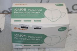 Box Of The Hoxon KN95 Masks (Appraisals Are Available Upon Request) (Pictures Are For Illustration