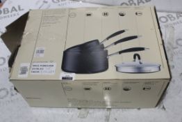 Boxed John Lewis And Partners The Pan 3 Piece Hard Anadised Pan Set RRP £100 (81340627) (Pictures