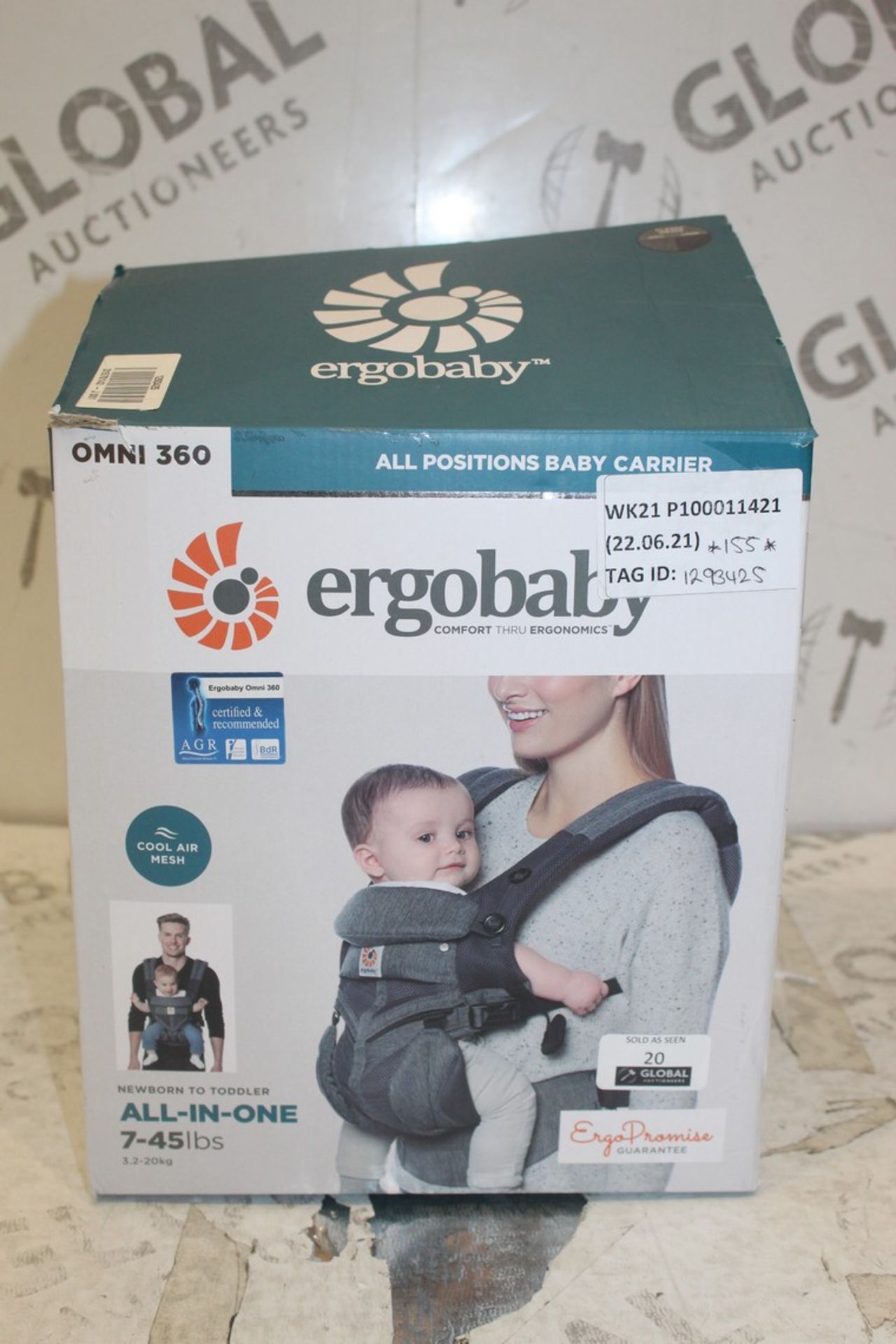 Boxed Ego Baby Omni 360 All Position Baby Carrier