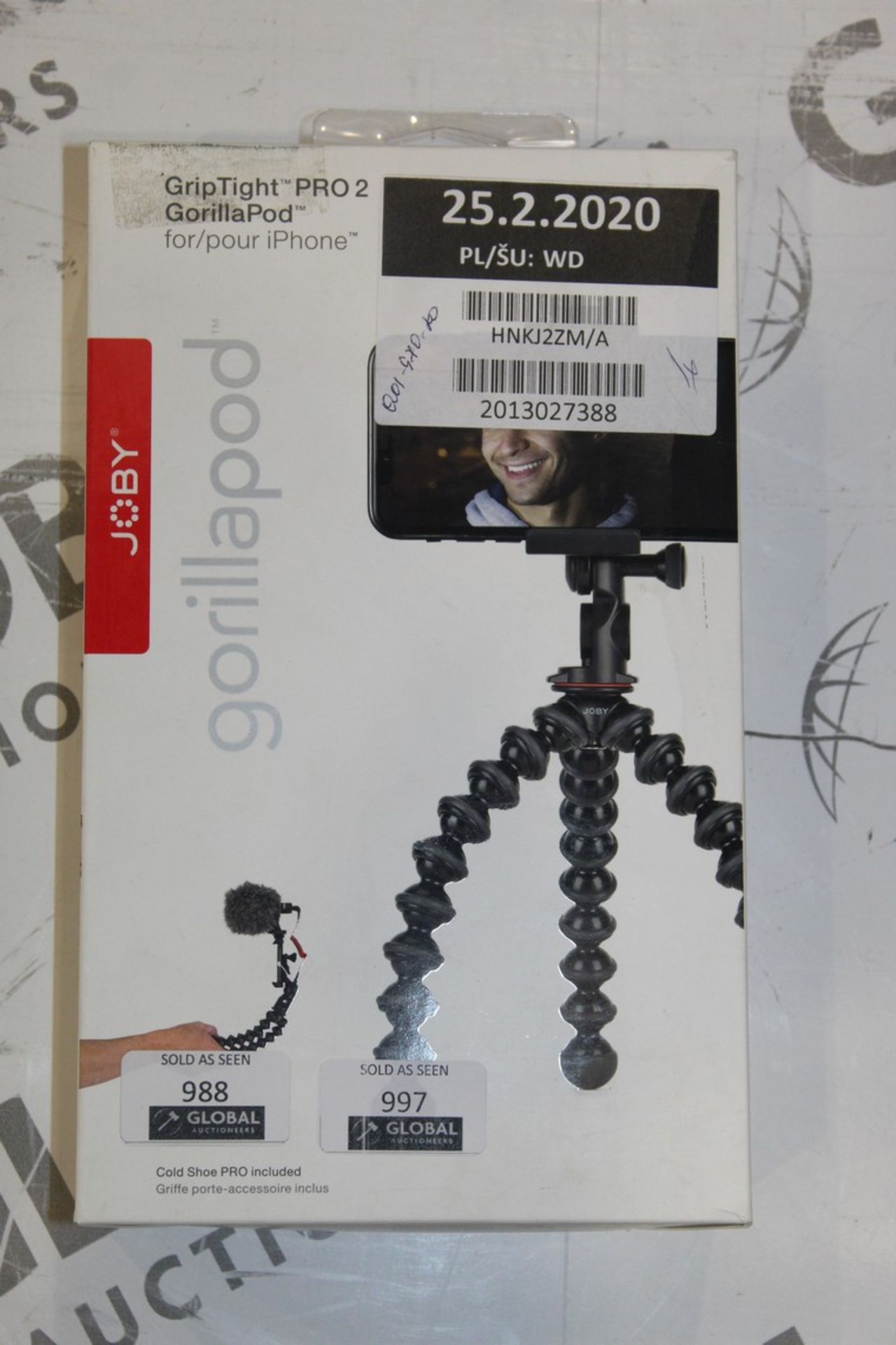 Boxed Joby Gorilla Pod Grip Tight Pro 2 Tripod RRP £80 (Pictures Are For Illustration Purposes Only)