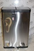 Boxed John Lewis And Partners 60 Litre Twin Section Stainless Steel Recycling Bin RRP £85 (