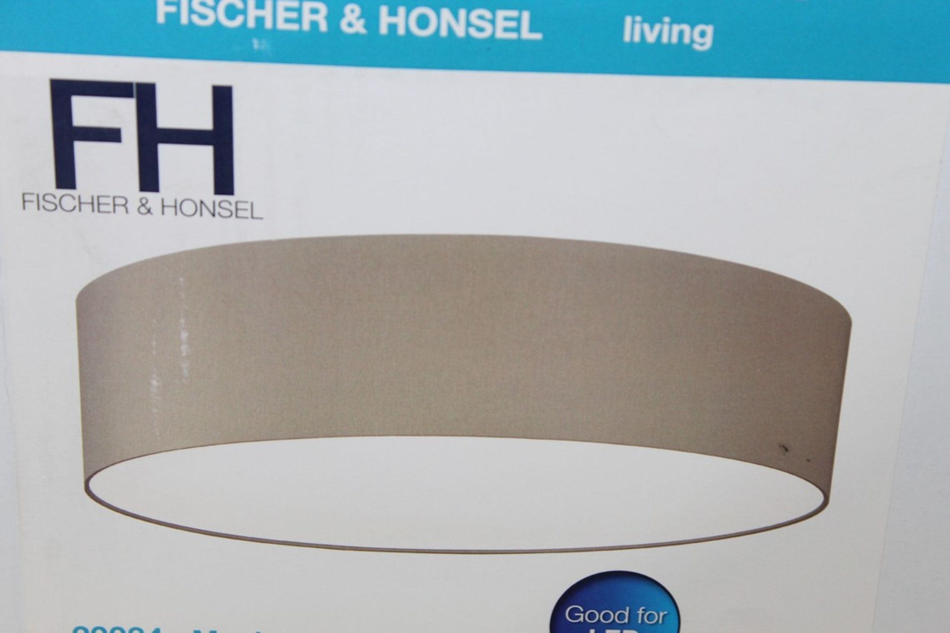 Boxed Fisher & Honsol Matt Large Designer Ceiling Light RRP £85 (Pictures Are For Illustration