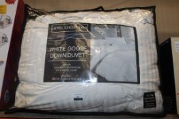 Boxed Hotel Collection White Goose Down Superking 10.5 Tog Duvet RRP £125 (Pictures Are For