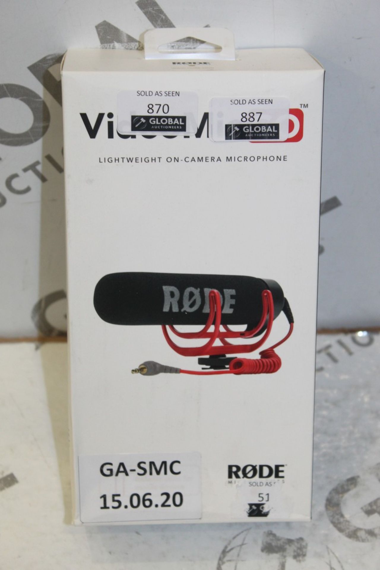 Boxed Rodi Video Mic Light Weight On Camera Microp