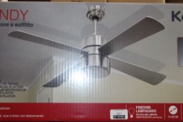 Boxed Kooper Windy Ventilated Ceiling Fan Light RRP £200 (Untested Customer Returns) (Pictures Are