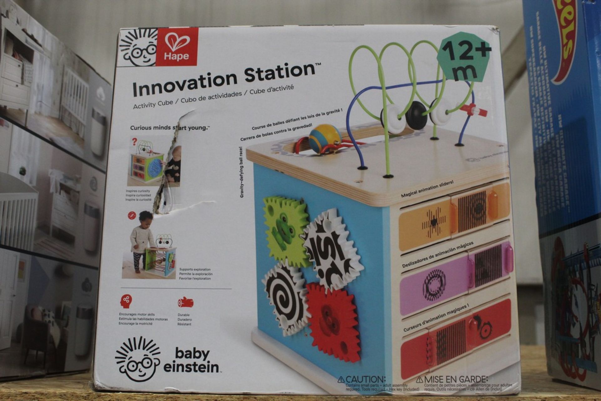 Boxed Hape Baby Einstein Innovation Station Activity Cube RRP £70 (32026407) (Pictures Are For