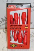 Boxed Brand New 7 Piece Insulated Screwdriver Sets