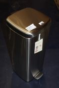 Boxed John Lewis And Partners Stainless Steel 30 Litre Pedal Bin RRP £40 (1073614) (Pictures Are For