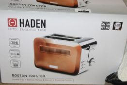 Boxed Haden Boston Copper Toaster RRP £60 (Appraisals Are Available Upon Request) (Pictures Are