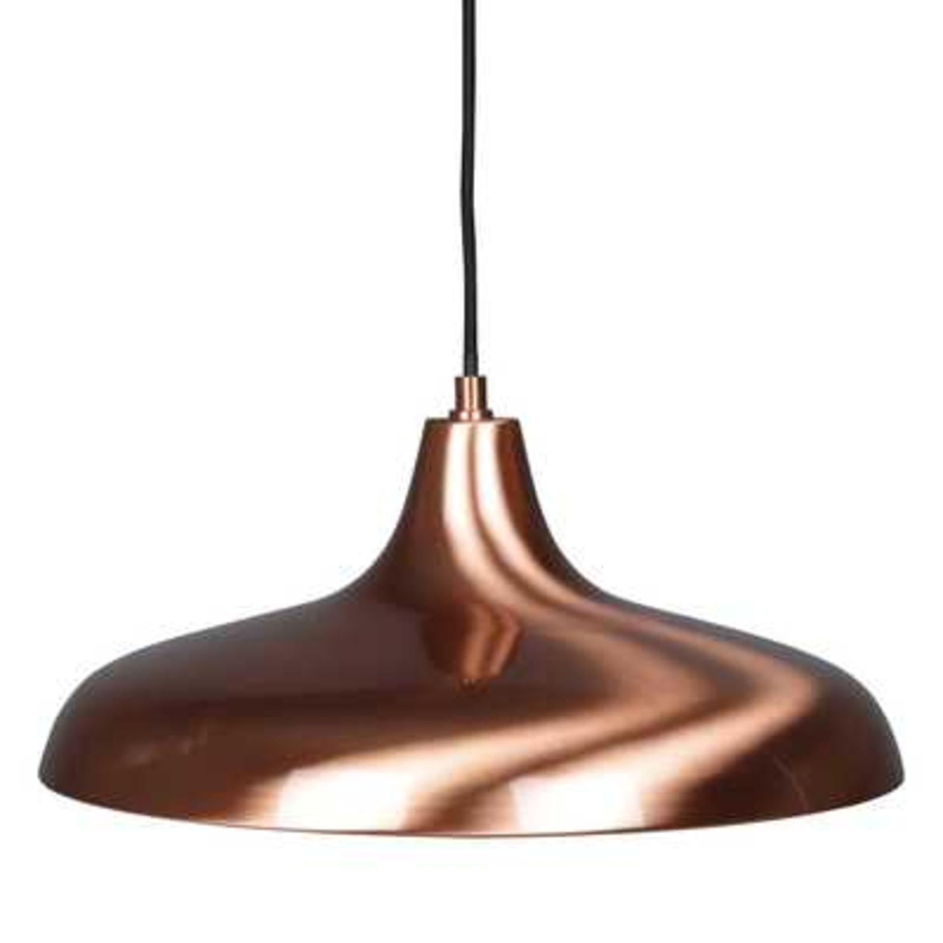 Boxed First Light Curtis Brushed Copper Designer Ceiling Light RRP £80 (Pictures Are For