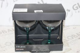 Boxed John Lewis And Partners Balloon Pack Of 2 Gin Glasses RRP £30 Each (1104331) (1104339) (