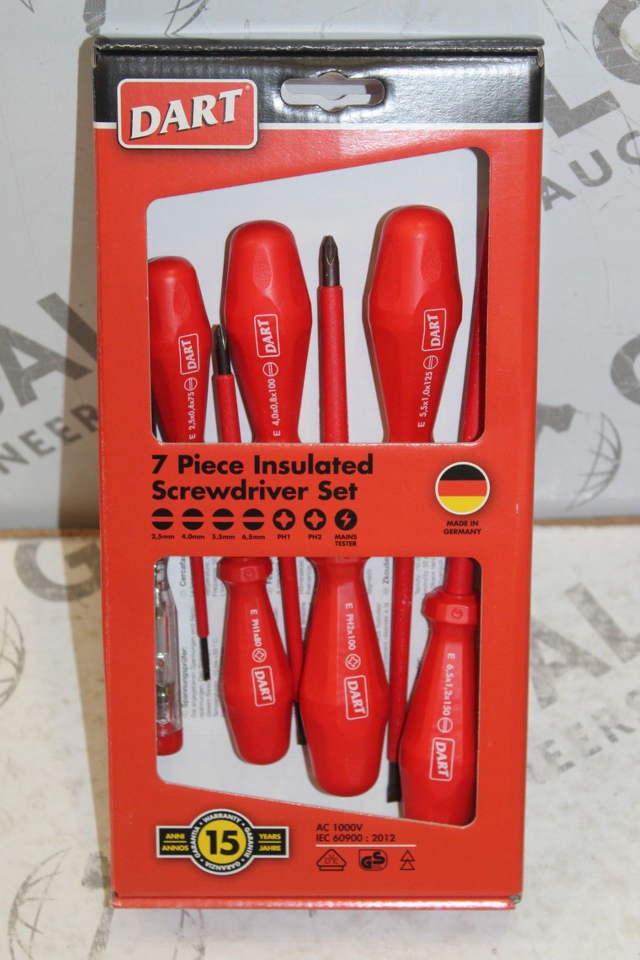 Boxed Brand New 7 Piece Insulated Screwdriver Sets RRP £45 Each (Pictures Are For Illustration