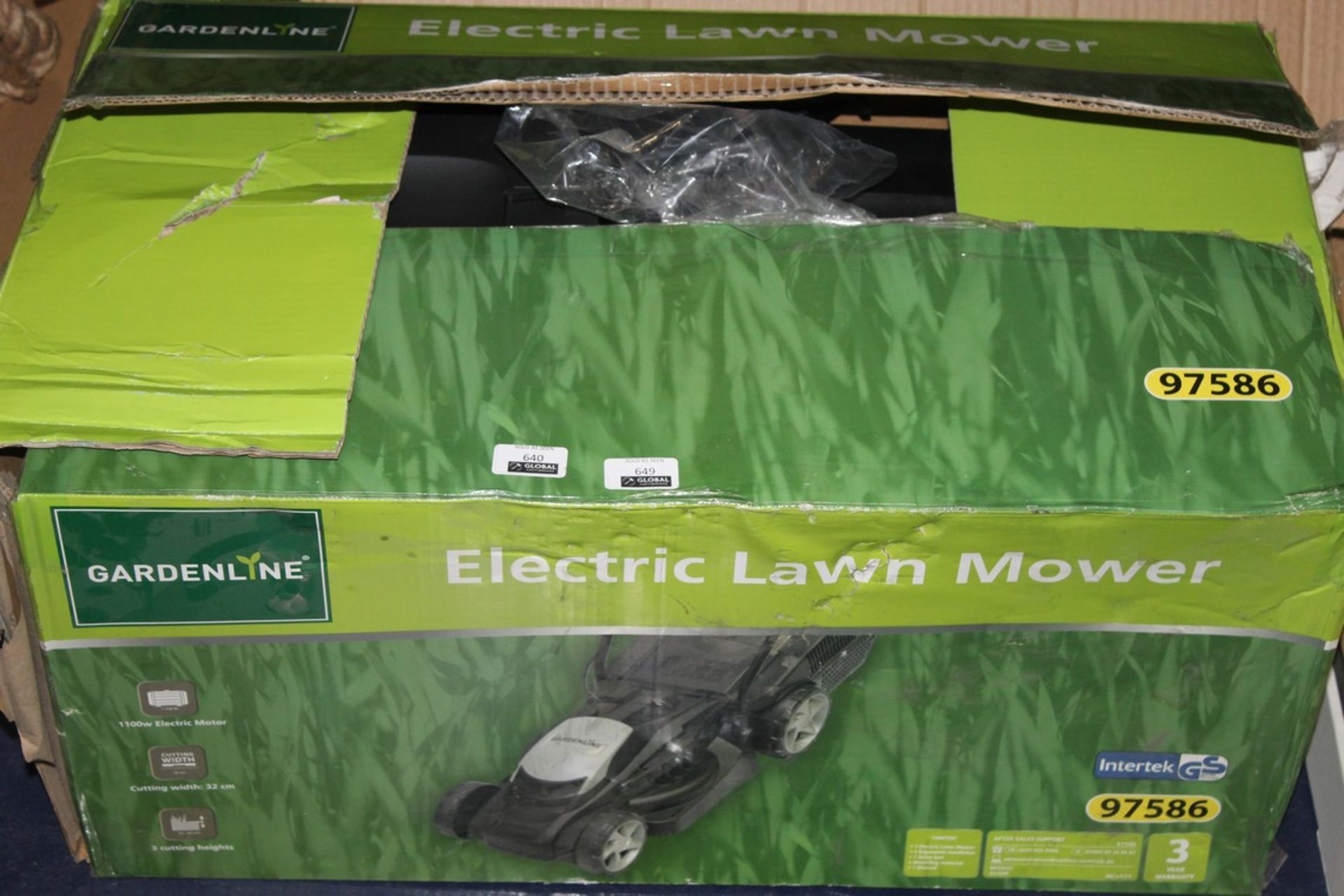 Boxed Gardenline Electric Lawnmower RRP £50 (Appraisals Are Available Upon Request) (Pictures Are