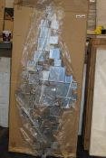 Boxed AMD503 Bevelled Edge Decorative Multi Square Wall Mirror RRP £300 (Pictures Are For