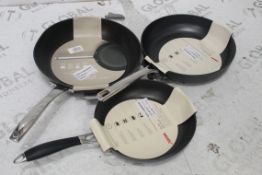 Assorted Small Medium And Large John Lewis And Partners Non Stick Frying Pans RRP £35-£40 Each (