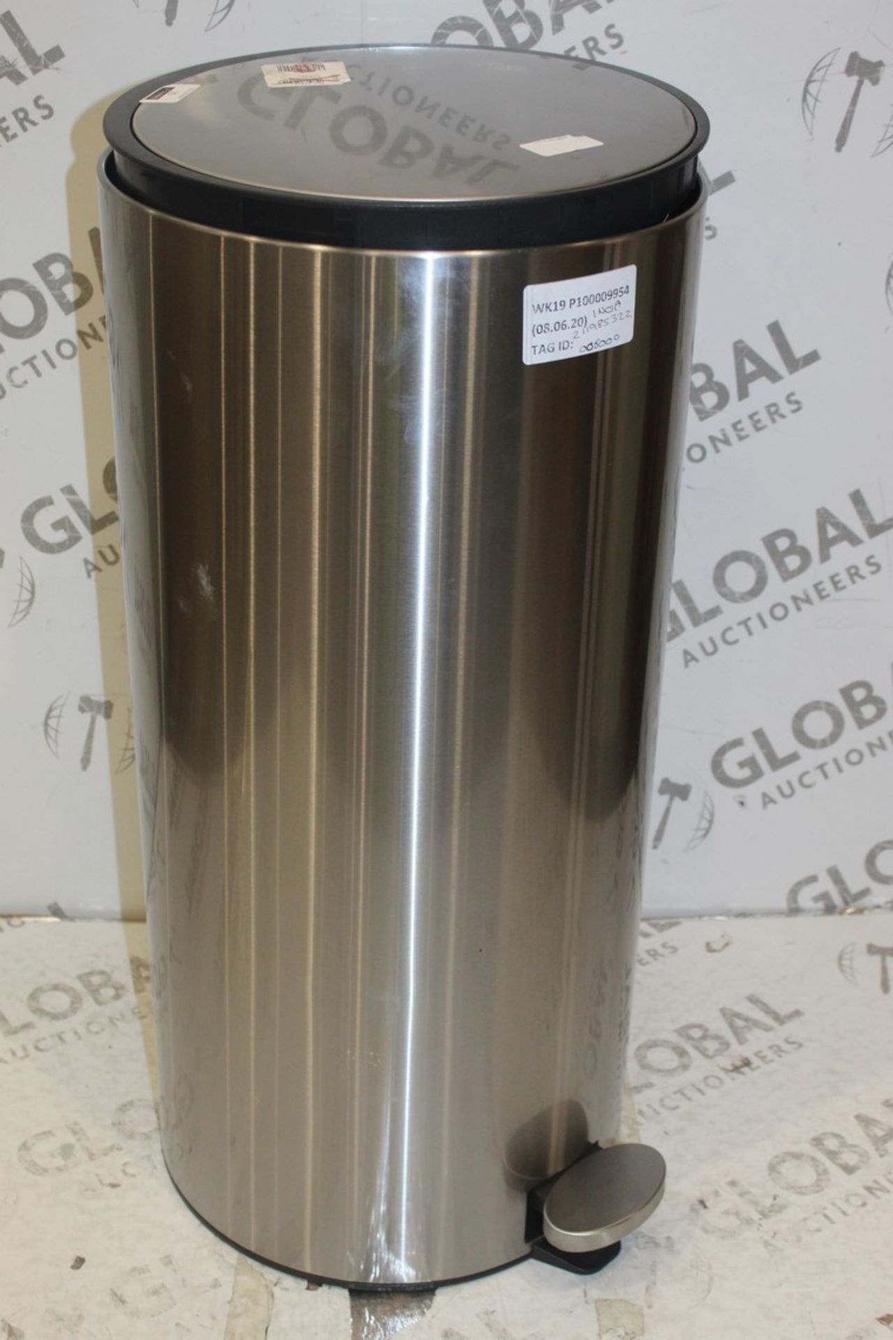 John Lewis & Partners Stainless Steel Step Can RRP £60 (985322) (Pictures Are For Illustration