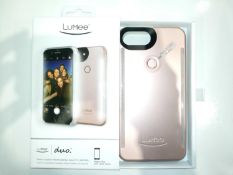 Brand new lumee duo iPhone 7 plus rose gold light up phone cases