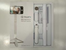 CLIQUEFIE WHITE SELFIE STICKS