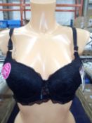 Brand new packs of 6 black padded bras