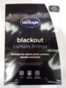 SILENTNIGHT 66x72 BLACKOUT CURTAIN LININGS