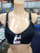 Brand new packs of 12 black padded bras