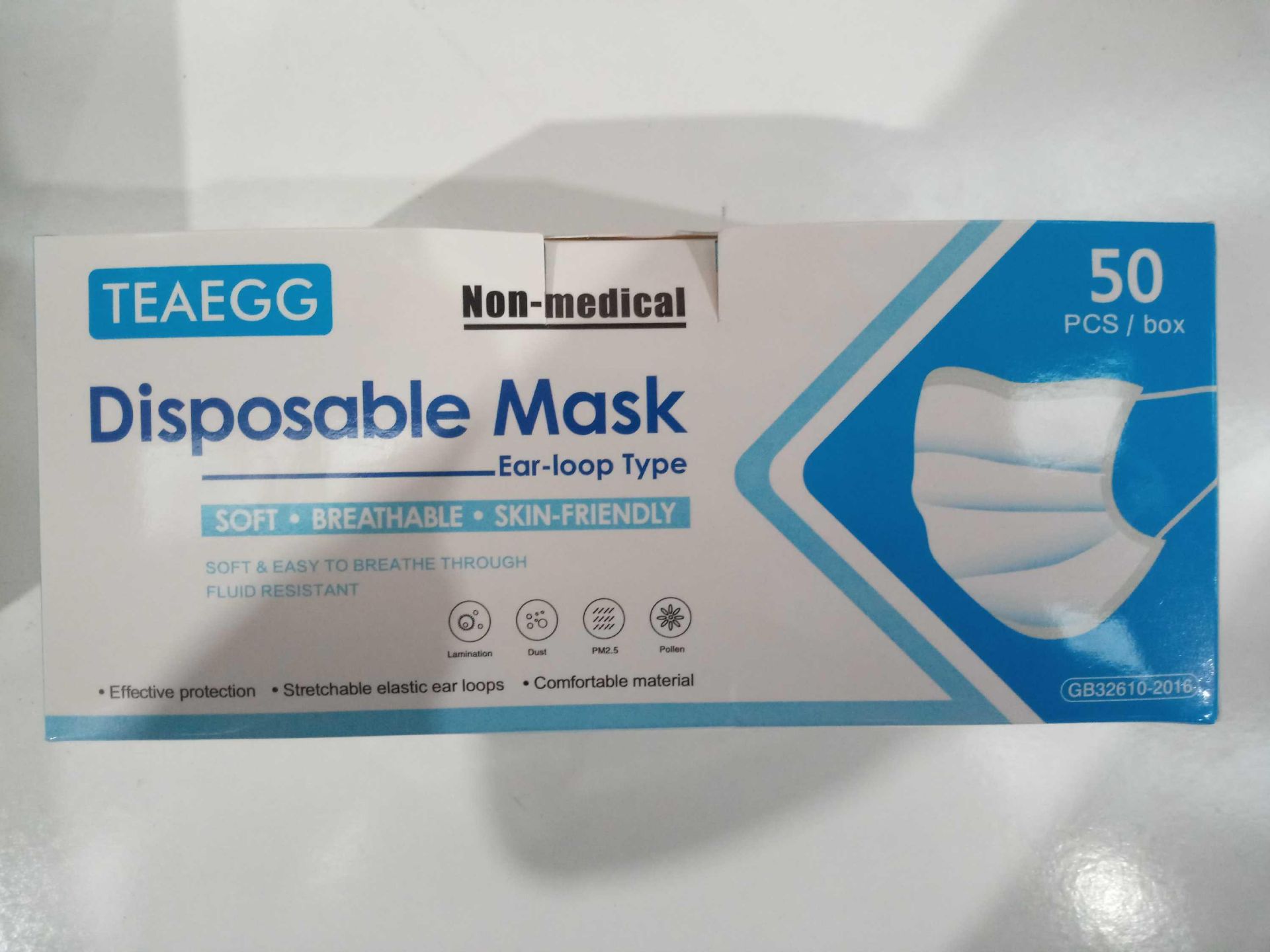 Pack of 50 brand new teaegg face masks