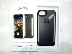 Brand new Lumee duo iPhone 7 rose gold light up phone cases