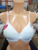 Brand new packs of 6 White padded bras