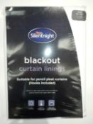 Brand new silentnight 90x54 blackout curtain linings