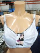 Brand new packs of 12 White padded bras