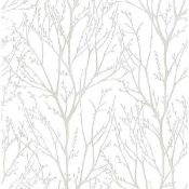 Boxed wall pops peel & stick treetop wallpaper