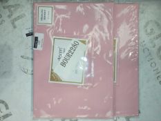 Belledorm pink duvet cover set