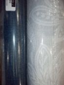 2 assorted rolls of designer wallpaper