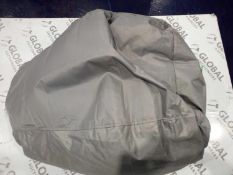 Large grey designer bean bag