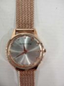 Boxed Women'S Rose Gold Redherring Watch