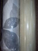 2 assorted rolls of designer wallpaper