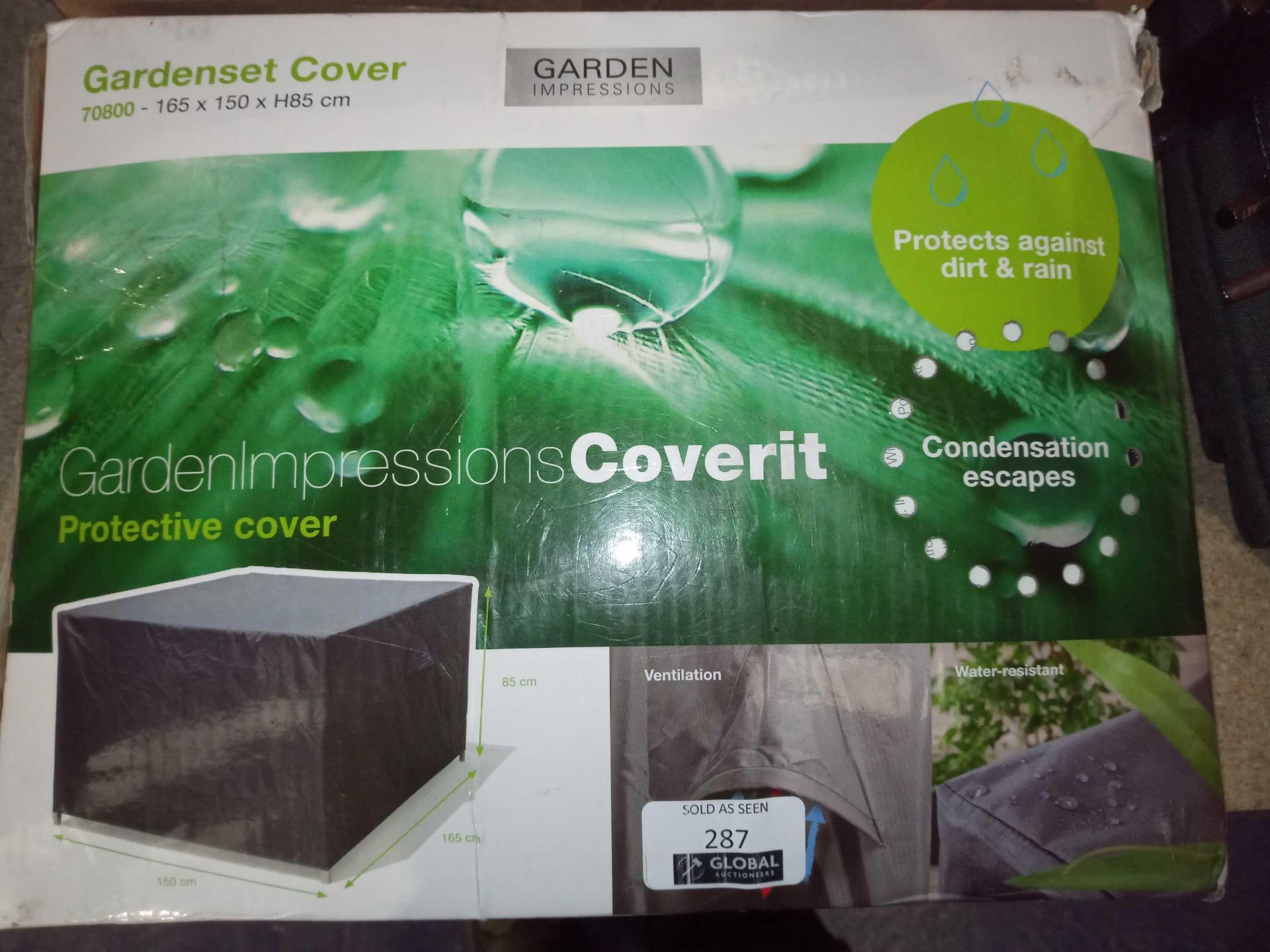 Boxed gardenset cover protective cover