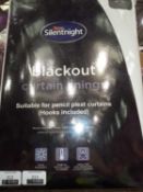 Silent night 90" x 90" blackout curtain linings