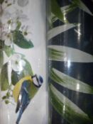 2 assorted rolls of wallpaper