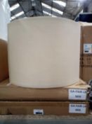 Boxed cream designer lamp shade