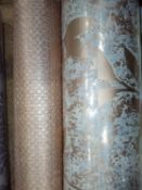 2 assorted rolls of wallpaper