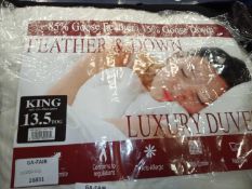 Goose feather & down luxury 13.5 tog duvet