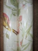2 Rolls exclusive wall coverings floral wallpaper