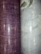 2 assorted rolls of wallpaper
