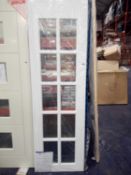 White 10 Glass Pannel Door