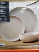 Lot to contain 2 George home 12 piece dinner sets